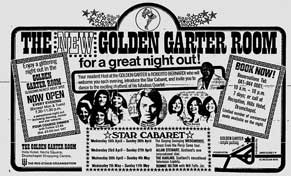 Golden Garter advert 1975
